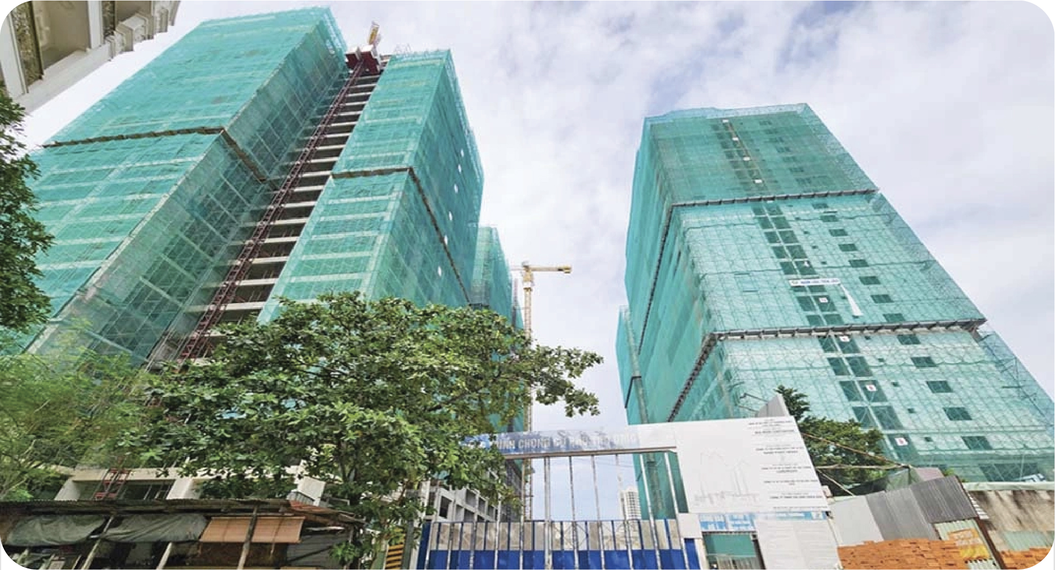 Công trình Block 1, 2 thuộc Dự án Nhà ở xã hội Lý Thường Kiệt (Chung cư Phú Thọ DMC)